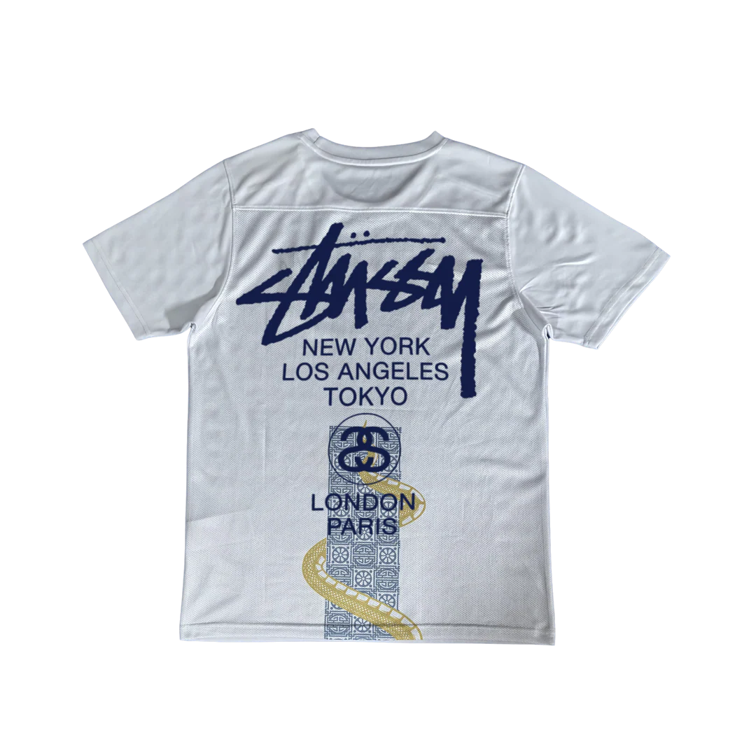 Spurs Stussy Special Jersey Gold Snake