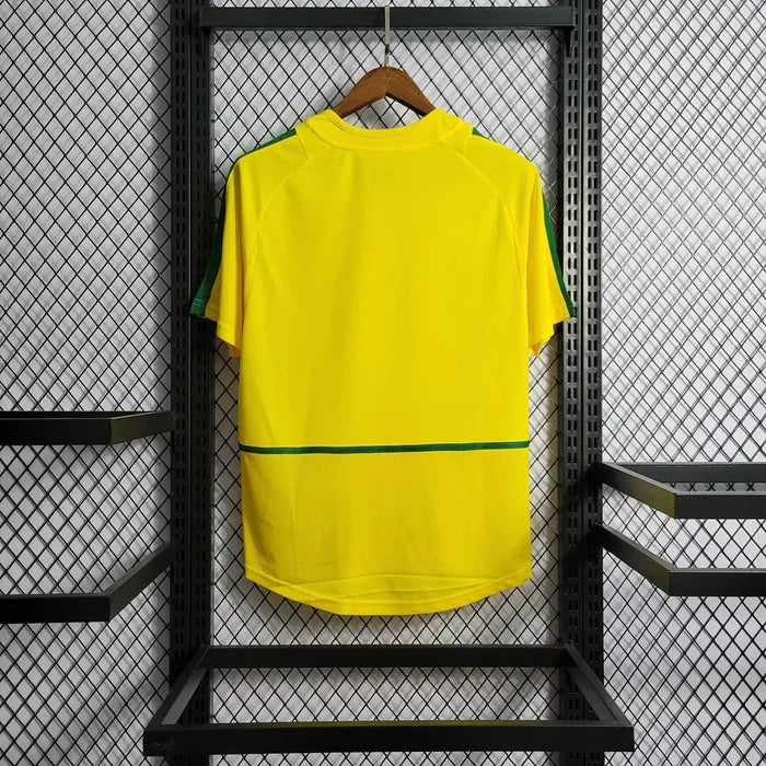 2002 Retro Brazil Home Jersey