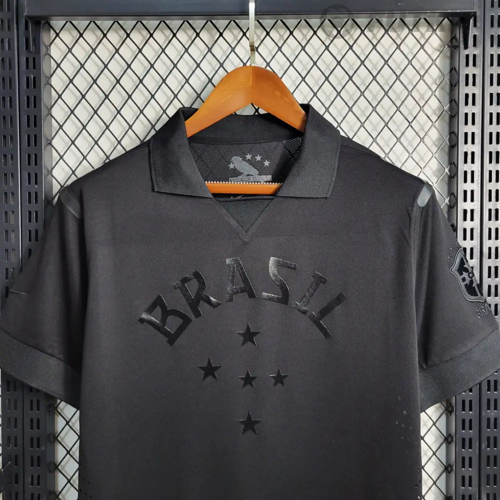 Retro 2013/14 Brazil Third Special Edition Black Shirt