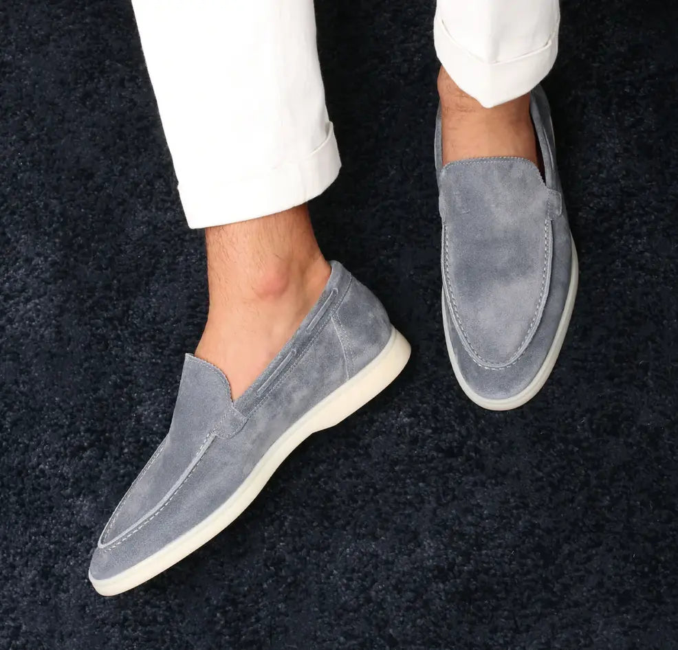 Hermano™ - Suède loafers