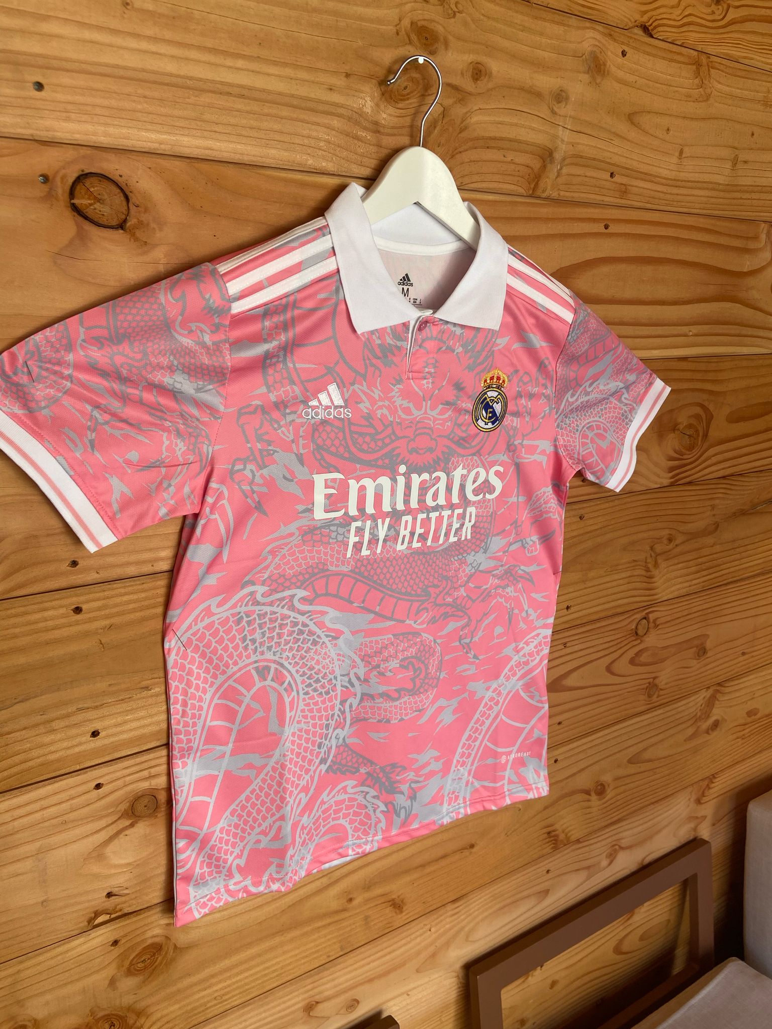 Real Madrid Pink Dragon Jersey