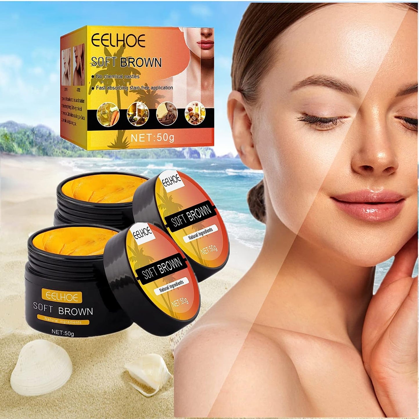 SunSprint™ | Luxe en Intensieve Snelbruinende Crème™ | 1+1 GRATIS