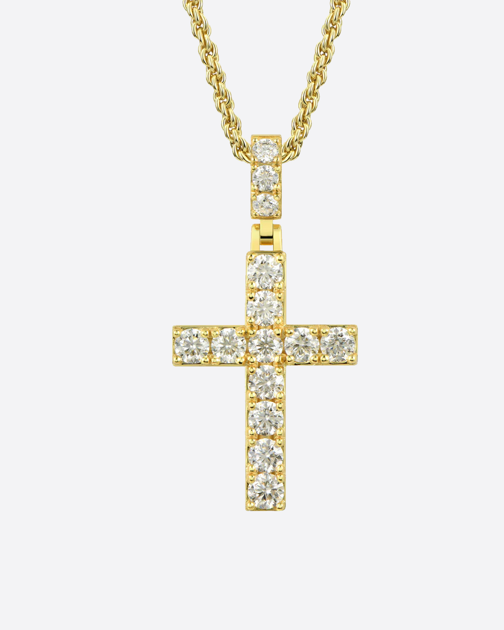 CROSS. | Gouden Kruishanger met Diamanten